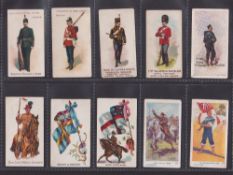 Cigarette cards, 10 scarce Military type cards, Goodbody's, Types of Soldiers (1), Gabriel, Types of