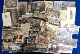 Postcards, Rugby and Sport, mainly 1900 to 1940, approx. 86 cards to include rugby (64) showing