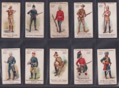Cigarette cards, J & F Bell, Colonial Series, (17/25) (mixed fair / mainly about gd)