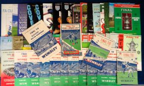 Football programmes, FA Cup Finals, a collection of 44 Cup Final programmes with dates ranging
