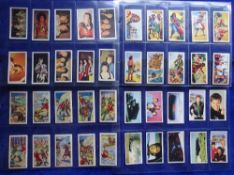 Trade cards, Barratt & Bassett, 7 sets, Pop Stars, Pirates & Buccaneers, The Wild West (24 cards),