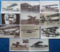 Postcards, Aviation, an Imperial Airways RP selection of 11 cards, inc. 'Argosy' Handley Page, 'G-