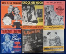 Entertainment, Music, approx. 1200 1940s-60s film sheet music, UK and US issues to include