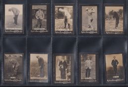 Cigarette cards, Ogden's Guinea Gold, Set 365S Base I cards, small Machette group, Golfers, 29 cards