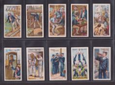 Cigarette cards, W O Bigg, Life on Board a Man O War, (set 50 cards) (1 card small ink stain on