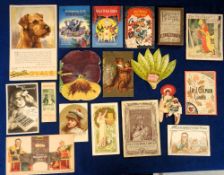 Trade cards etc, selection of various items issued by J. & J. Colman Ltd (Colman's Mustard, 8 items)