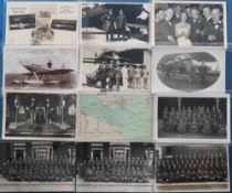 Postcards, Aviation, a mainly RP aviation mix of 12 cards, inc. Prince of Wales at Calshot,