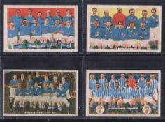 Trade cards, Boys' Magazine, Football Teams, 1928/29, 'X' Size (set, 9 cards) (gen gd)