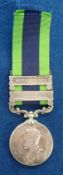 Militaria, India Service Medal, George V with 1930 Mohmand and 1930-31 North West Frontier bars,