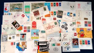 Olympics, a large collection of approx. 400 postal covers mostly covering Summer & Winter Olympics