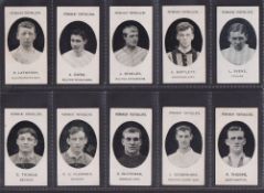 Cigarette cards, Taddy, Prominent Footballers (No Footnote), 15 different cards, Blackburn (1),