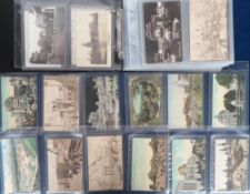 Postcards, a mixed subject selection of approx. 240 cards in 2 modern albums, inc. 120 cards of