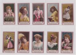 Cigarette cards, Hudden's, Actresses FROGA (set, 26 cards) (gd/vg)