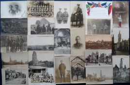 Postcards, Military, a collection of approx. 100, mainly WW1 related cards to include soldiers,