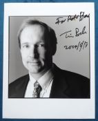Autograph, Science, Tim Berners-Lee, (1955), English computer scientist and inventor of the World