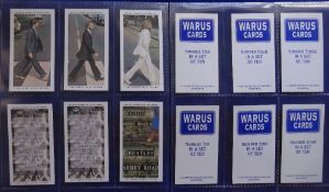 Trade cards, The Beatles, 18 sets of 10 cards all issued by Warus including Abbey Road, Yellow