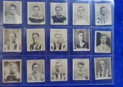 Cigarette cards, Phillips, Pinnace Footballers, 'K' size, over 400 cards mostly numbered below
