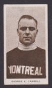 Cigarette card, Tobacco Products Corporation of Canada Ltd, Hockey Players, type card, Geo. E.