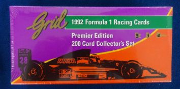 Trade cards, Motor Racing , F1 Sportscard Marketing Inc Grid Motorcard- 1992 Formula 1 Racing cards,