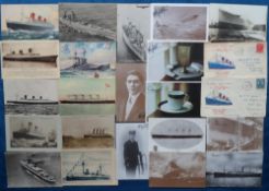Postcards, Shipping, a mixed age shipping selection of approx. 54 cards and a few covers, inc. RP of