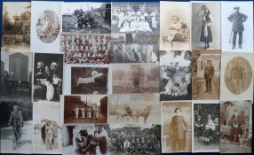 Postcards, Social History, an RP collection of approx. 116 cards, inc. bicycles, horse and cart,