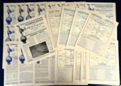 Football programmes, Tottenham Hotspur Homes, 1955/56, 35 programmes inc. 13 Reserve issues, noted