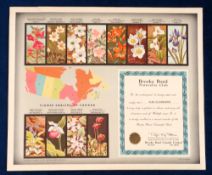 Trade issue, Brooke Bond (Canada), a Certificate enrolling the collector in the Brooke Bond