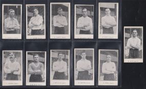 Cigarette cards, Jones Bros., Spurs Footballers (Small Titles) , 11 cards, Bentley, Collins,