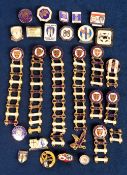 Football badges, Colchester Utd, a collection of 27 enamel badges from the 1940's onwards, many with