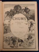 Book, Chums Annual 1894, bound copies, August 30th 1893 to Aug 22nd 1894, ink name and date to fly
