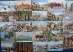 Postcards, a foreign mix of approx. 220 Tuck published cards, mostly in the Oilette series, inc.