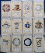Postcards, Chairman Cigarettes Old English Pottery & Porcelain, a set of 24 (fair/gd)