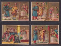 Trade cards, Liebig S134 The French in Tonkin (French Language), (set 6 cards) (gd)