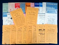 Football programmes, Hull City Reserves & Youth Games, 1940's/50's, a collection of approx. 30