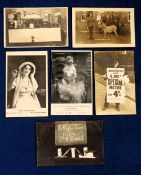 Tobacco advertising postcards, selection of 6 advertising cards, Gain's Stores / Trump Cigarettes,