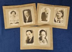 Postcards, a collection of 3 albums 'Radio Stars Autograph Albums' provided by 'Radio Pictorial'