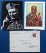 Autographs, Religion, Cardinal Stefan Wyszynski (1901-1981), Primate of Poland, a signed (to the