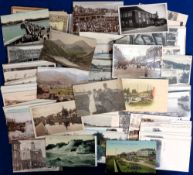 Postcards, Topographical and Social History, a collection of 225 various UK cards to include