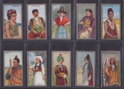 Cigarette cards, Scottish CWS, Racial Types (set, 25 cards) (vg)