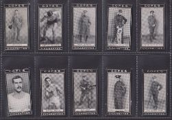 Cigarette cards, Cope's, Boxers 3rd Series numbers 51 to 75, (set 25 cards) (fair/gd)