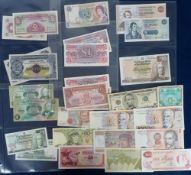 Bank Notes and Coins, a selection of notes to include Scottish £10 (1), £1 (4), Clydesdale Bank £