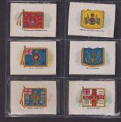 Tobacco silks & canvas issues, 3 sets, Godfrey Phillips Regimental Colours & Crests anon M sized