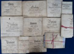 Surrey Wills and Admons, 90 probated wills and admons 1782-1901, all concerning Surrey people, all