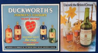 Advertising, 8 alcohol and drink related items to comprise 7 standees, Cointreau, De Kuyper Cherry