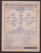Football programme, Edmonton Boys v Norwich Boys, English Schools Shield 7th Round replay, single