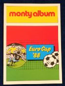 Trade card album, Monty Gum, Euro Cup 88, unused album (vg) (1)