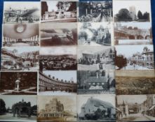 Postcards, Somerset, a collection of approx. 36 cards of Somerset, with RPs of South Pier Weston