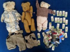 Collectables, teddy bears, 3 charming small (approx. 11