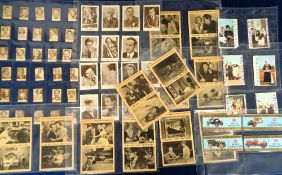 Trade cards & wrappers, Van Houten, Filmstar Photographs, brown halftones, miniature cards (30/