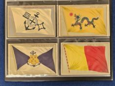 Postcards, Flags, a colourful collection of 110+ cards showing countries of the world, most